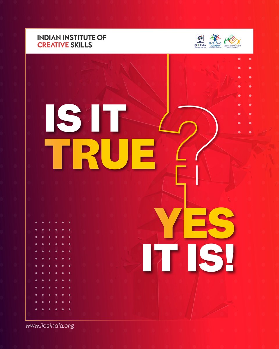 Indian Institute of Creative Skills tweet media