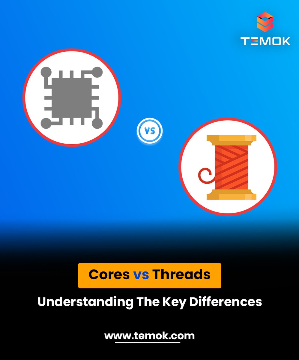 temokvoice's tweet image. Cores vs threads explained: Learn key differences, performance impacts, and whether more cores or threads matter in 2025 CPUs.
bit.ly/Cores-vs-Threa…

#CoresvsThreads #CPUComparison #TechEducation #ProcessorPower #Multithreading