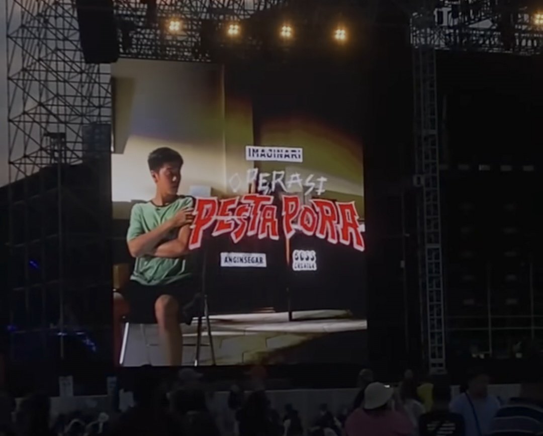 HabisNontonFilm's tweet photo. Ini dia project Imajinari bareng Iqbaal. 

OPERASI PESTAPORA. Tayang di bioskop 2026!

Kayaknya Iqbaal jadi copet di konser ya. Video teaser di reply 👇 https://t.co/VDTw2GOz6c