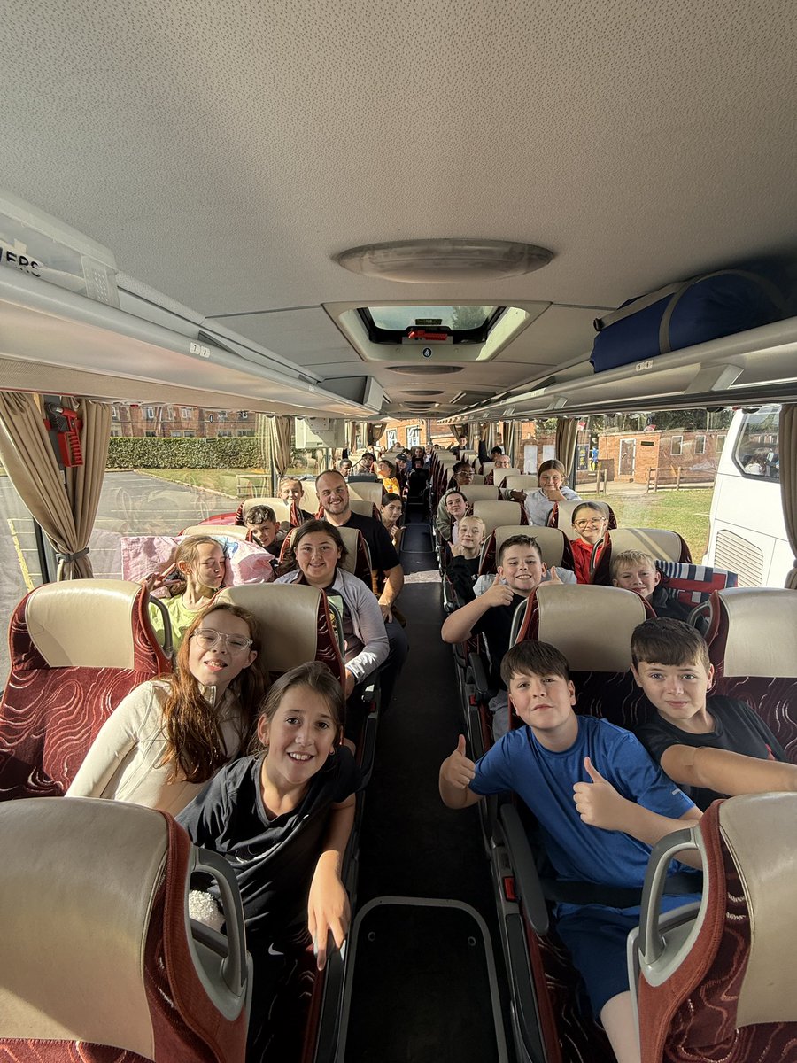 PCPPenguins's tweet image. We are all safely on board and about to leave! We will be at the Soccer Centee between 3:15 and 3:30pm! See you soon!