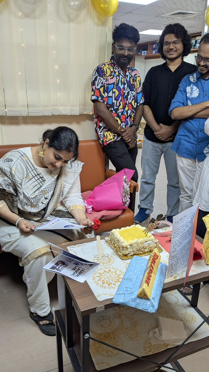 My entire crew- current and past (from all over the 🌎) joined to wish me on Teachers day! I feel so touched, lucky and on ☁️ 9. The gifts were thoughtful, letters that I’ll cherish for life and even a handmade Wonder Woman poster 🙈 I’m not tearing up, you are. thank you😭🙏🏻🙏🏻