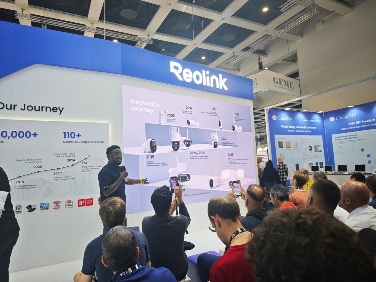 UX_Tech_FR's tweet image. Début de conférence chez Reolink !!

#Reolink #IFA2025 #UxTech