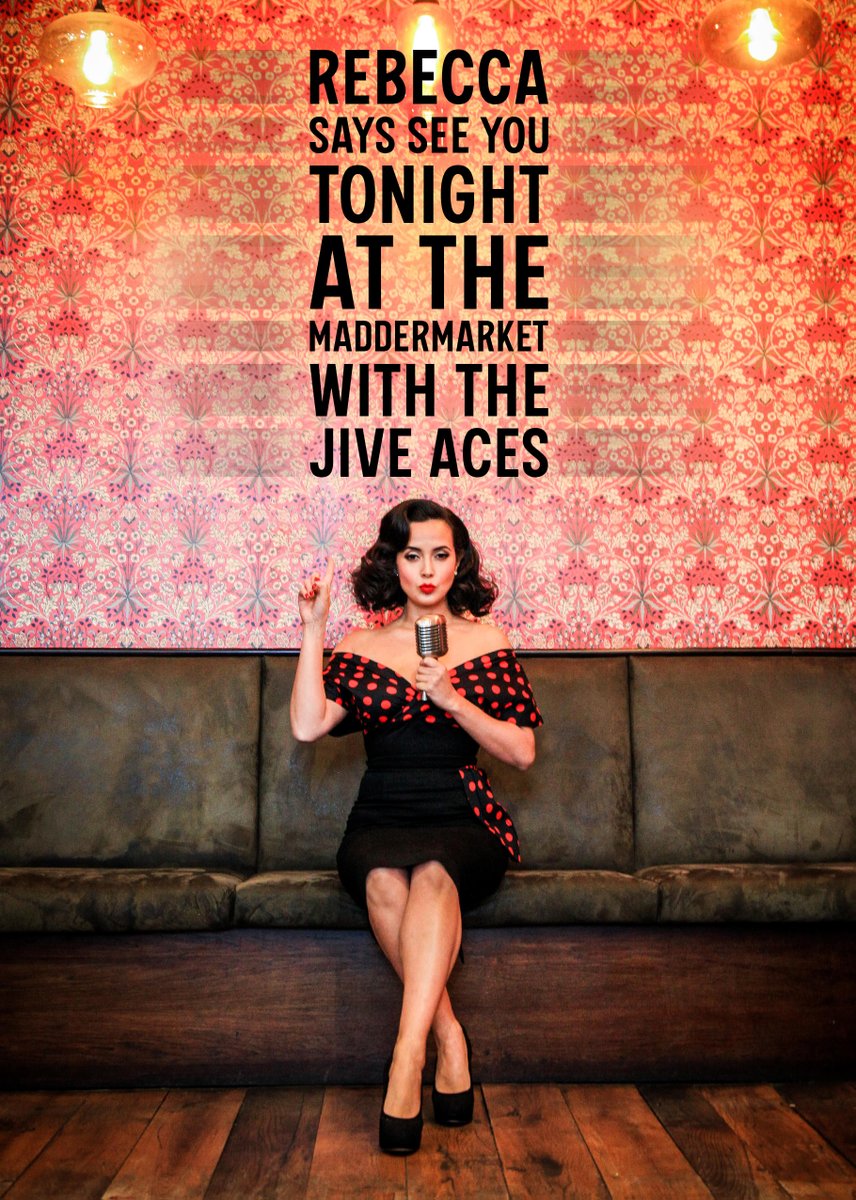 The Jive Aces (@jiveaces) on Twitter photo TONIGHT at The <a href="/Maddermarket/">Maddermarket Theatre</a> Theatre in Norwich, <a href="/RebeccaGrant4/">Rebecca Grant</a> joins us for a swingin' good time! Some tickets left from maddermarket.co.uk/event/the-jive… TONIGHT at The <a href="/Maddermarket/">Maddermarket Theatre</a> Theatre in Norwich, <a href="/RebeccaGrant4/">Rebecca Grant</a> joins us for a swingin' good time! Some tickets left from maddermarket.co.uk/event/the-jive…