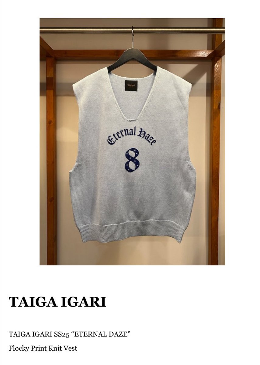 #TWS_경민  #이경민 
#TWS_KYUNGMIN #KYUNGMIN  
투어스 경민 상의 정보   

[TAIGA IGARI] - Flocky Print Knit Vest

🖊️250819 유튜브 자컨
🏷️¥30,800
🔗falman.net/items/99321107