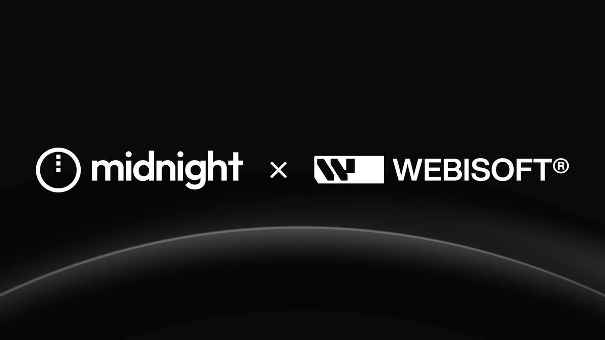 Midnight 🤝 <a href="/webisoft_/">Webisoft</a>   

Webisoft is joining forces with the <a href="/midnightfdn/">Midnight Foundation</a> to build an institutional-grade dark pool trading platform. This project will use Midnight’s privacy-enhancing technology to create a secure, fully anonymous decentralized exchange (DEX).

The partnership