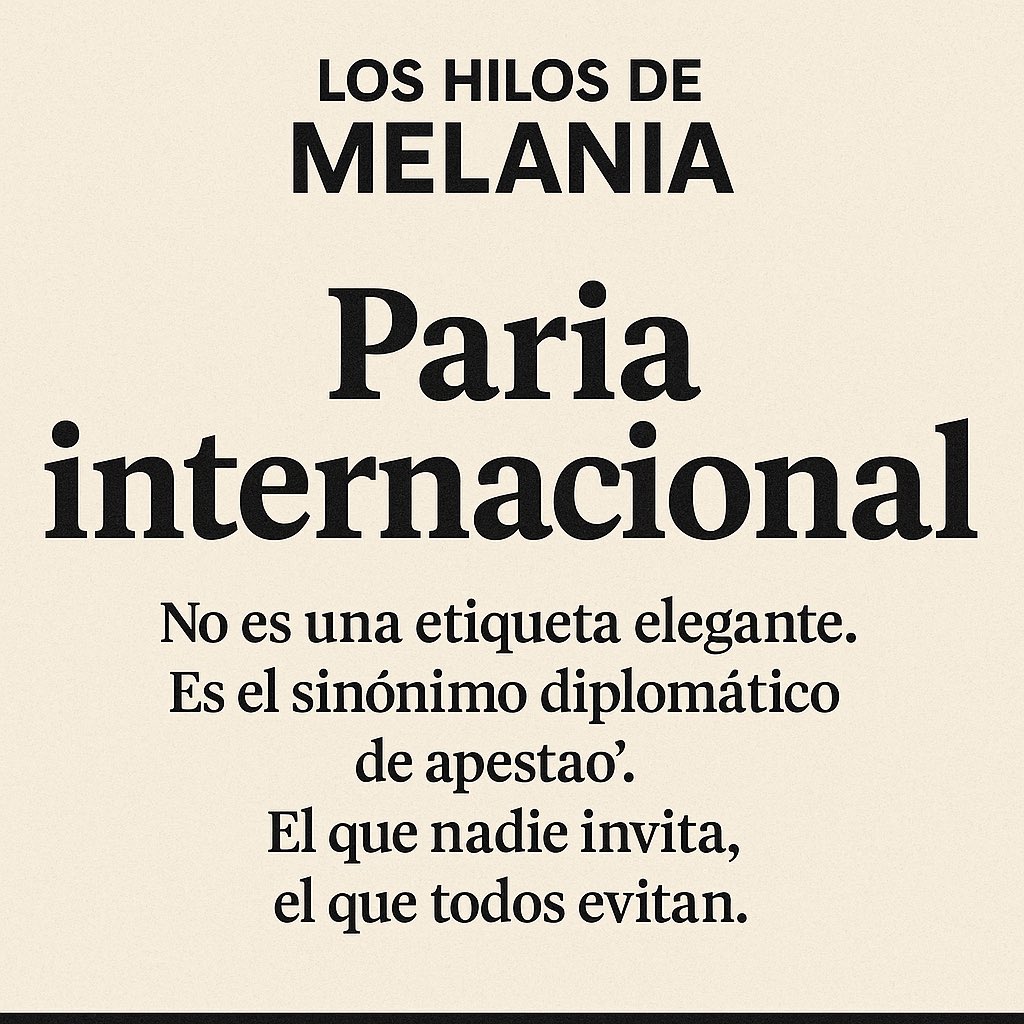 🧵🪡 De líder regional a paria internacional.
👉 ¿Quién se mete en ese marrón? Nadie. Porque nadie quiere tener de enemigo a EE. UU.
Y mucho menos de amigo a un narco.

Vamos con la radiografía de la soledad de Maduro.

🪡 República Dominicana: la misma isla que hacía negocios