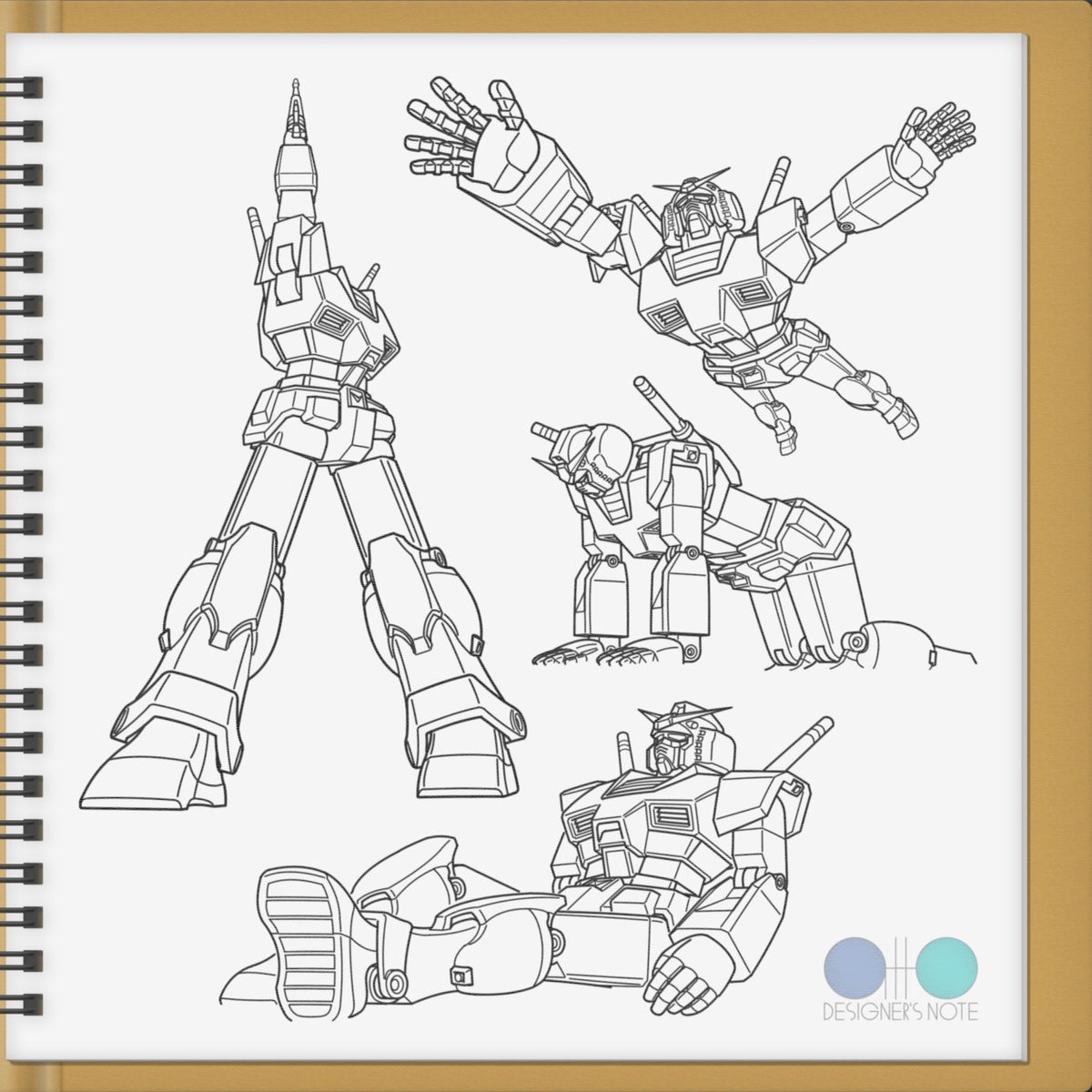 RX-78/2 2
可動域については、「大気圏突入時」「四つん這い」「時間よ、とまれ」「ラストシューティング」のポーズができれば大体なんとかなるかな、ということで決めました。
#ガンダム #機動戦士ガンダム #メカデザイン