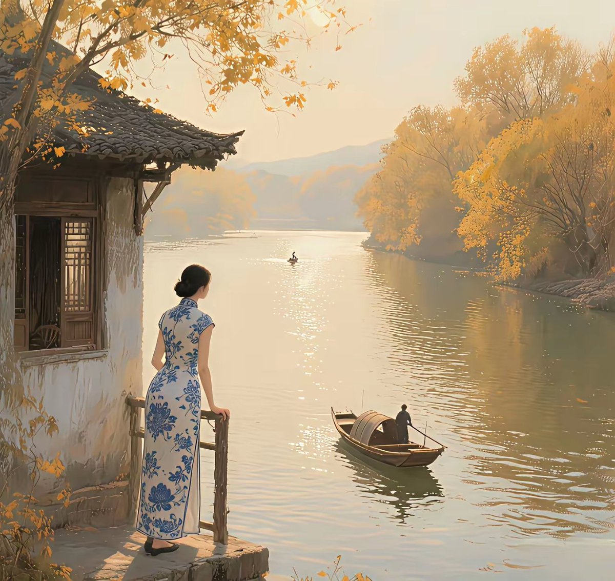 上联：欲问秋江鱼几许
下联你怎么对？