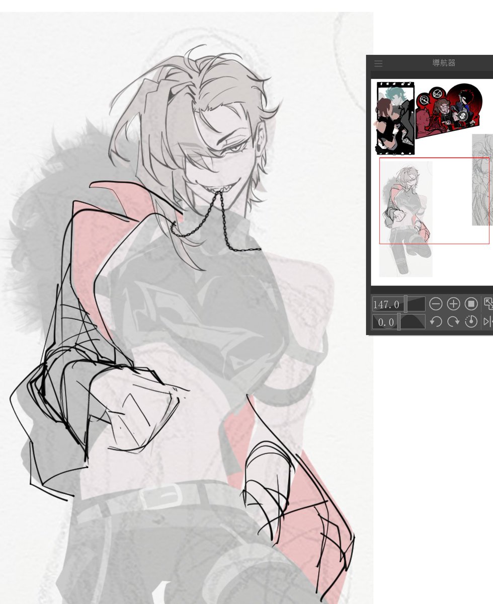 之前畫到很爽但不知道做什麽製品合適的wip 貼紙又覺得太精細了（沒錯我手又廢掉了
#TGED