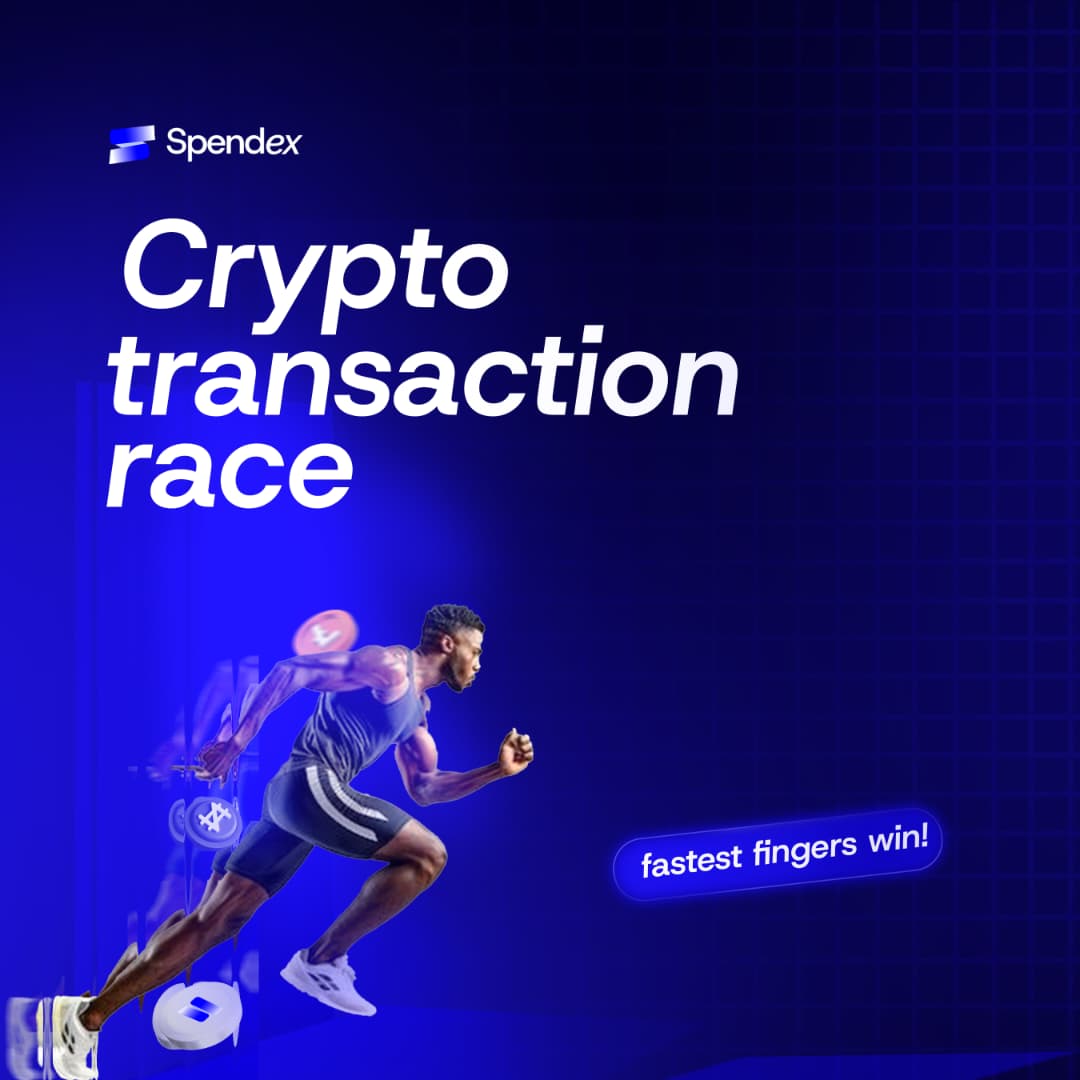 Ready to put crypto speed to the test? ⚡

Traditional transfers can take hours, even days. But with crypto, it’s a race, fast, borderless, and done in seconds.

So who’s ready to race?
#Spendex #crypto #payment #blockchain #web3