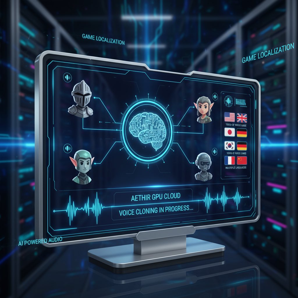 ElephantDefiGem's tweet image. 🎙️ AI-powered voice cloning for games? Aethir’s GPU cloud makes it fast &amp;amp; cost-effective, supporting 1000s of voice lines in multiple languages. #GameLocalization #AI #Aethir