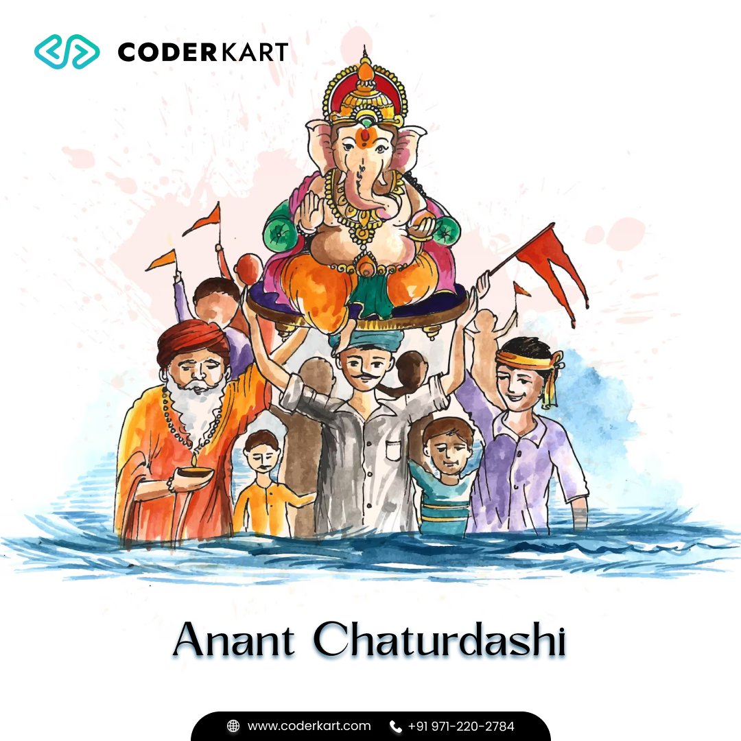 coderkart's tweet image. Today isn’t the end, it’s the beginning of infinite grace. Happy #AnantChaturdashi to all! 🌸 

#GaneshVisarjan #FaithOverFear #FestivalOfIndia #TraditionContinues