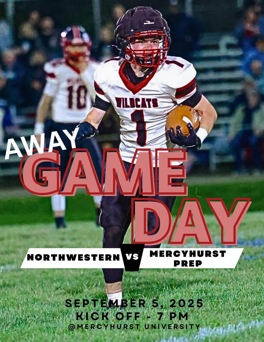 It’s GAMEDAY!! Northwestern will be taking on Mercyhurst. The game will be held at Mercyhurst university’s field! Show up and show out. Don’t be a square! #GoCats