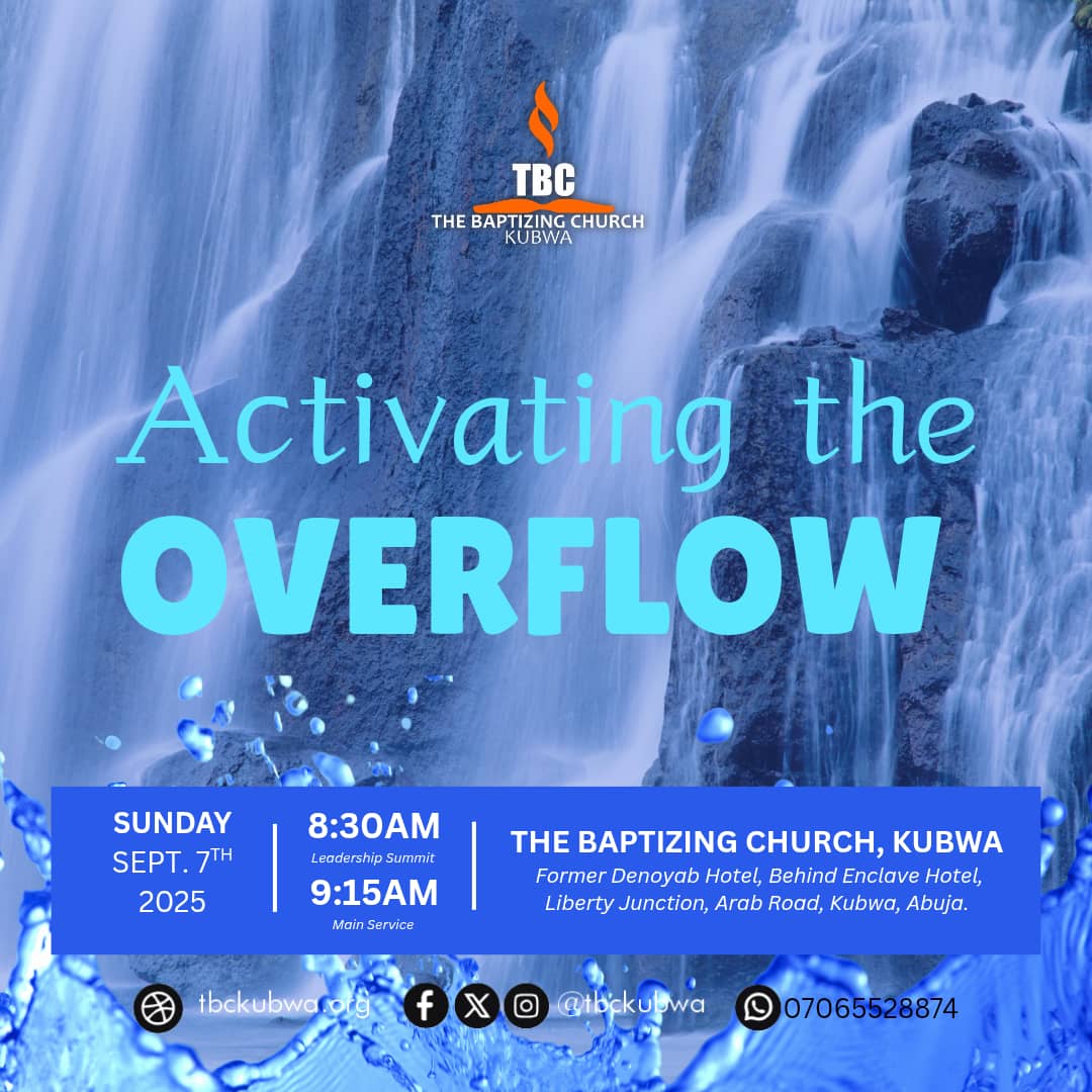 Join us this Sunday as we begin a very impactful series that will activate a supernatural sequence in your life.

#Sunday
#Overflow
#supernatural