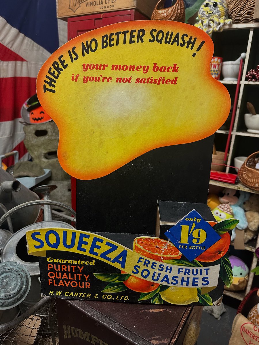 New advertising in from unit 55….
#advertising #vintageadvertising #oldshopsdverts #newstock #newin #squeeza #astraantiquescentre #hemswell #lincolnshire