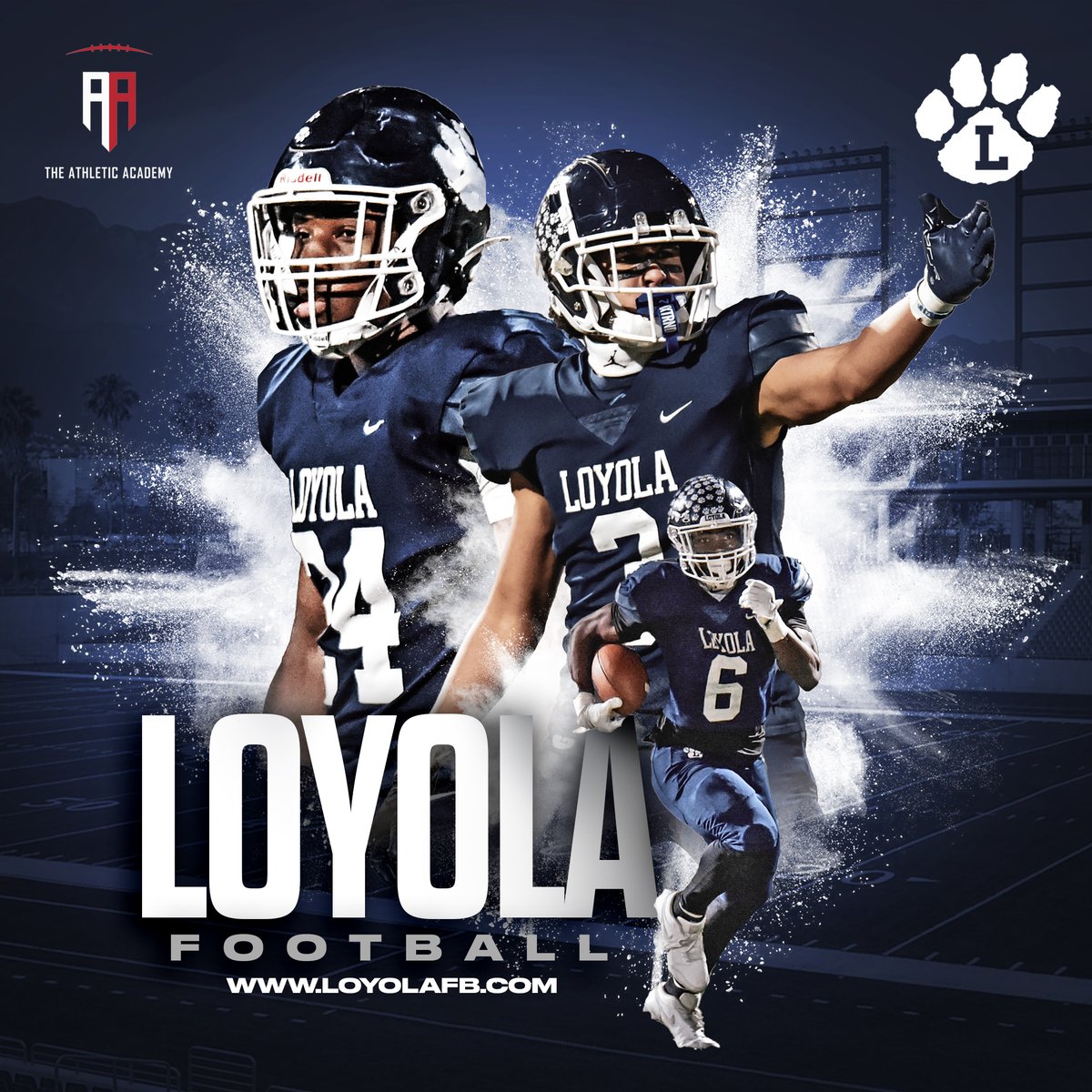 Levi Armstrong (@armstrong1coach) on Twitter photo 🚨🏈Check out the prospects from <a href="/LoyolaFB/">Loyola Football</a>
🔋Platform powered by <a href="/Ath_Dynasty/">The Athletic Academy</a>
<a href="/LoyolaAthletics/">Loyola High Athletics</a>
<a href="/drewcasani/">Drew Casani</a>
<a href="/CoachWestbezzie/">Coach Westbrooks</a>
Prospect Platform/List:
loyolafb.com/player-cards 🚨🏈Check out the prospects from <a href="/LoyolaFB/">Loyola Football</a>
🔋Platform powered by <a href="/Ath_Dynasty/">The Athletic Academy</a>
<a href="/LoyolaAthletics/">Loyola High Athletics</a>
<a href="/drewcasani/">Drew Casani</a>
<a href="/CoachWestbezzie/">Coach Westbrooks</a>
Prospect Platform/List:
loyolafb.com/player-cards