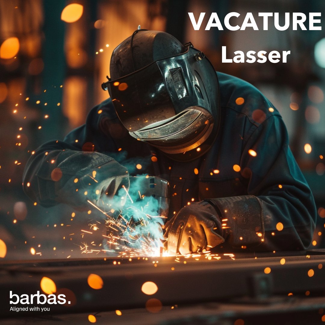 🔥 Job alert! 🔥Mooie vacature in een fijn team! ✨ Ben jij (of ken jij) een ervaren 𝐥𝐚𝐬𝐬𝐞𝐫 die met precisie en vakmanschap metalen onderdelen verbindt? Ontdek nu jouw nieuwe uitdaging bij Barbas!
𝐁𝐚𝐫𝐛𝐚𝐬. 𝐀𝐥𝐢𝐠𝐧𝐞𝐝 𝐰𝐢𝐭𝐡 𝐲𝐨𝐮.
#hiring #lasser #Barbas #Bladel