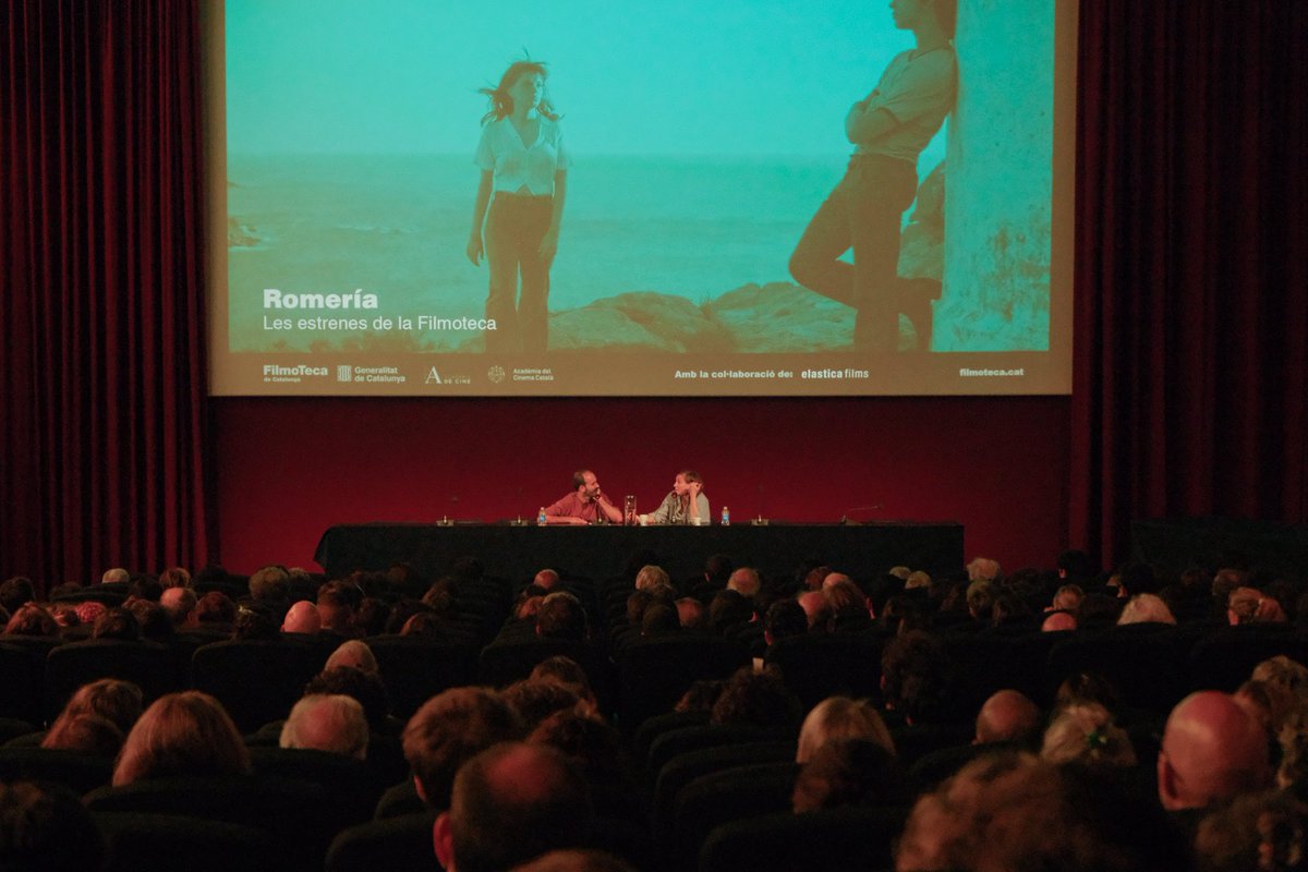 🎬 Ahir, celebràvem la presentació de ‘Romería’, la nova pel·lícula de la cineasta i acadèmica Carla Simón, en un acte per a acadèmics i acadèmiques, coorganitzat per la Filmoteca de Catalunya, l’Academia del Cine Español i l’Acadèmia del Cinema Català.