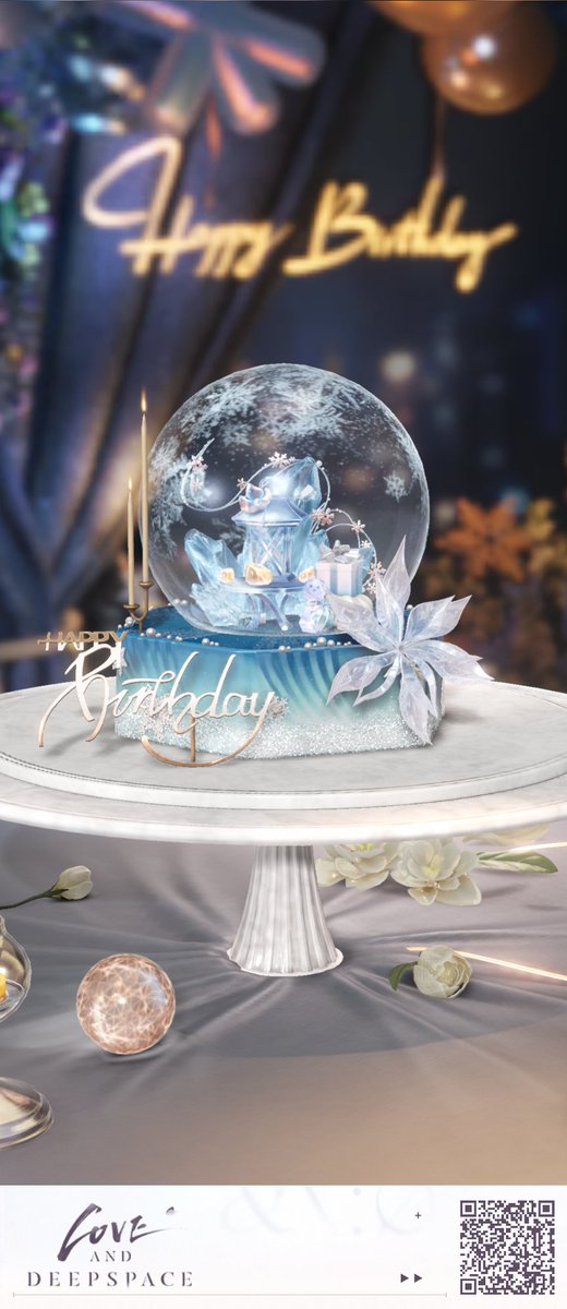 My ass is still not great with the cakes so I just made a snow globe