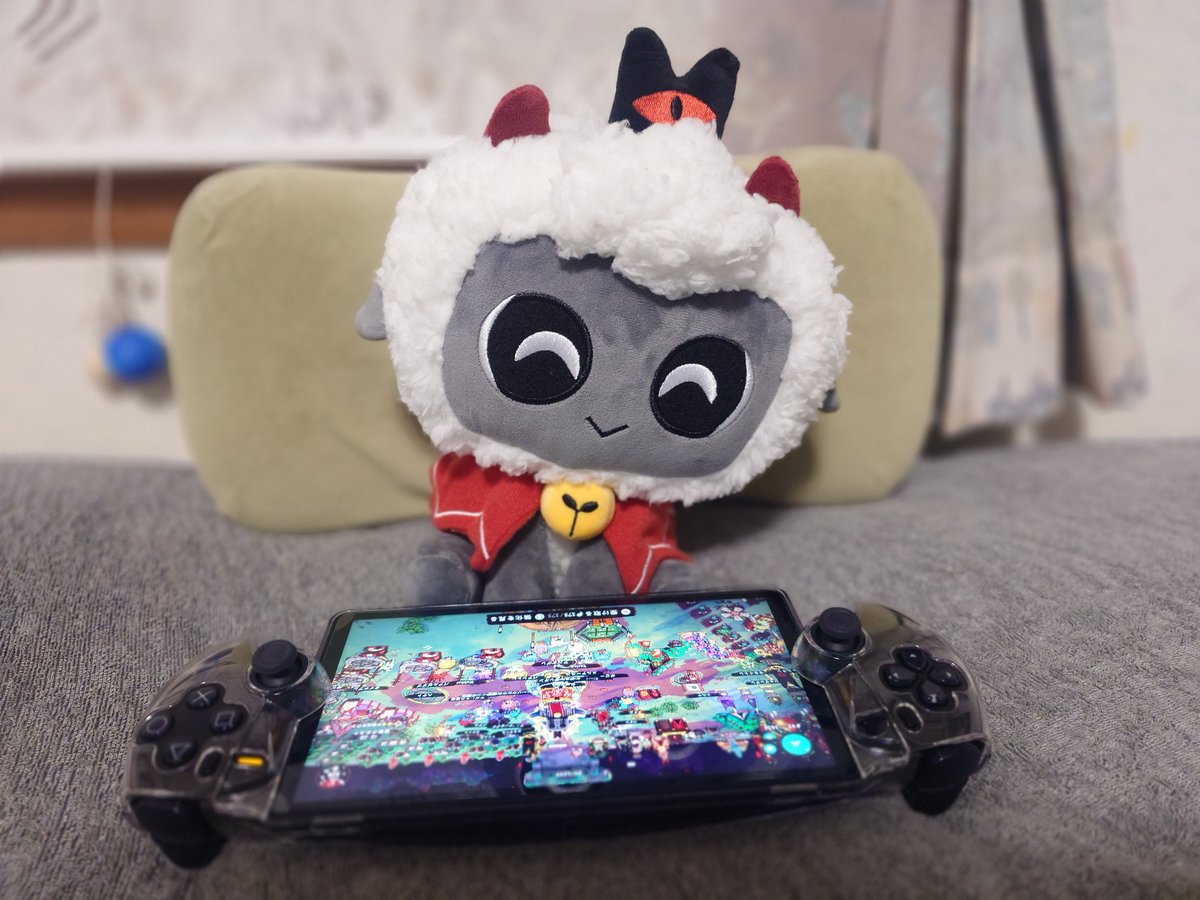 今日届いた！
はぁ〜かわいい！
教祖様が自ら信者を育てるのもいいね！

旧き信仰に終止符を
子羊を信じれば皆救われる
子羊は偉大なり
子羊を讃えよ

それがCult of the lambだ
 #Cultofthelamb
 #カルトオブザラム