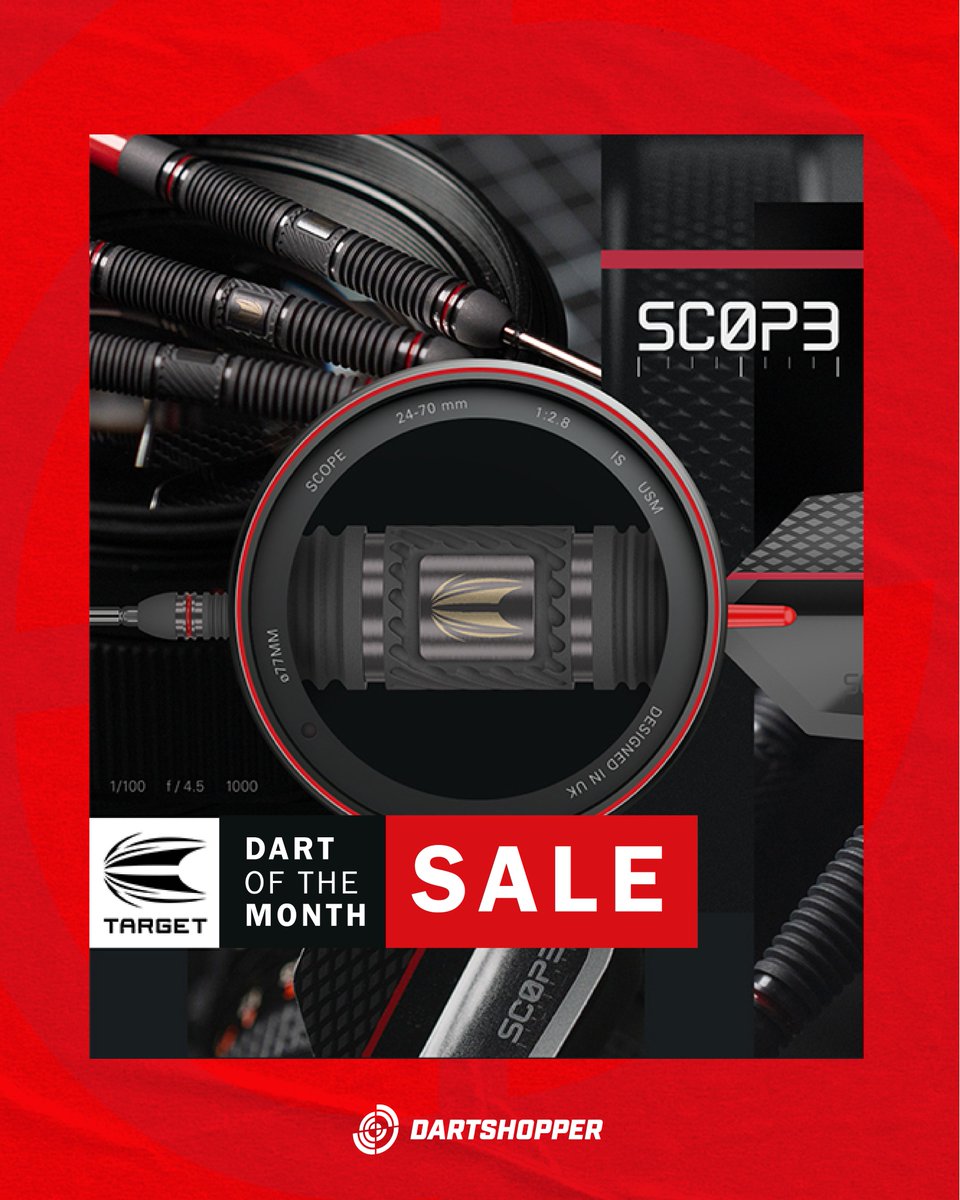 🚀 Step up your game with the Target Scope 03 Swiss Point 90% Tungsten Darts!

👉 Get yours now: linktr.ee/dartshopper

👉 Want full review: youtube.com/watch?v=jS8DTe…

#dartshopper #targetdarts #targetscope #steelTipDarts #PDC #dartslife #dartplayers