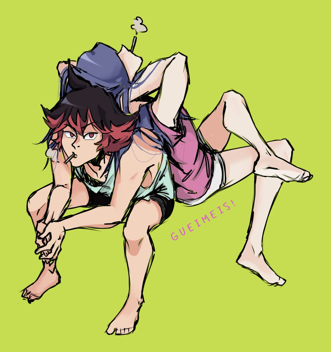 shiroganejpg's tweet image. :) #promare #gueira #meis #プロメア