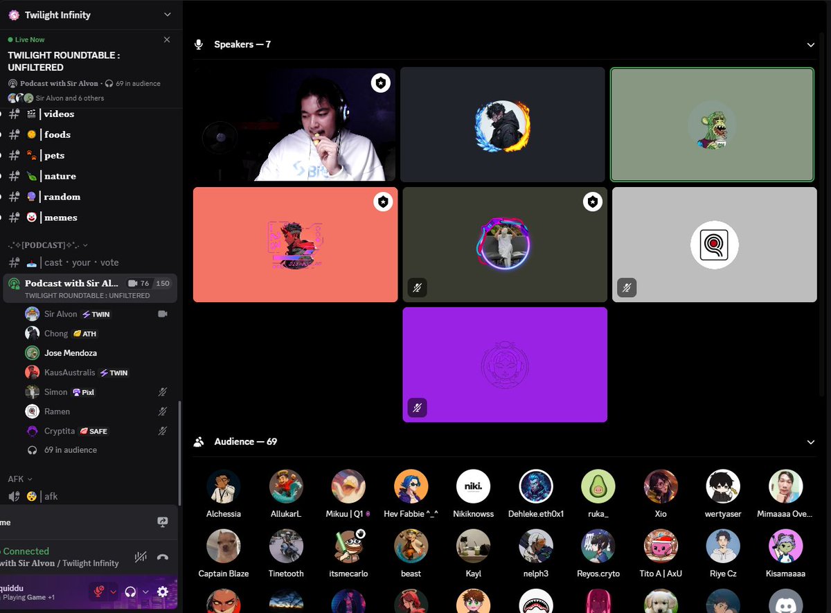 squiddy_senpai's tweet photo. 🎙️ We just wrapped up an exciting Twilight Infinity podcast where we dug into the latest in crypto, from market trends to what’s ahead for digital finance. 🚀✨
More great conversations are on the way, so stay tuned!
#TwilightInfinity https://t.co/Wrq8mQdy2K
