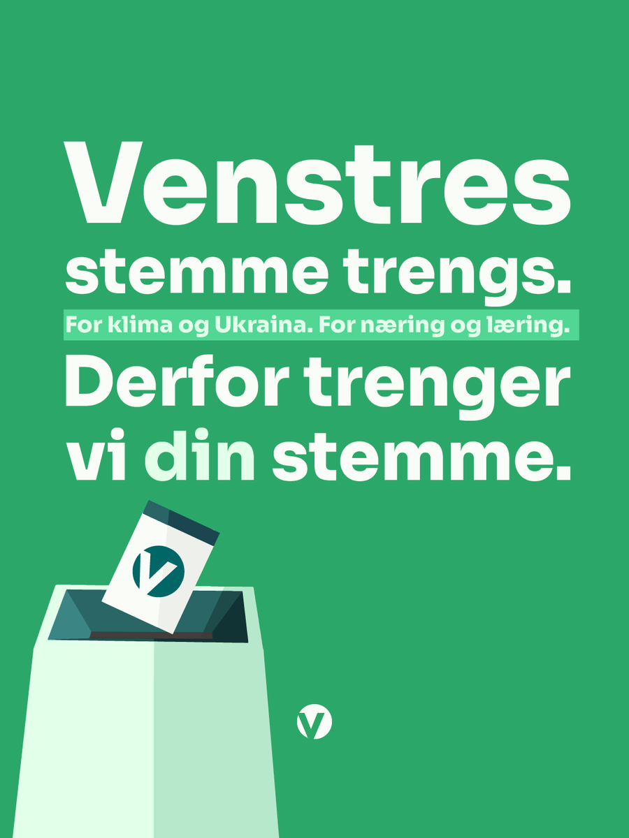 Venstre tweet media
