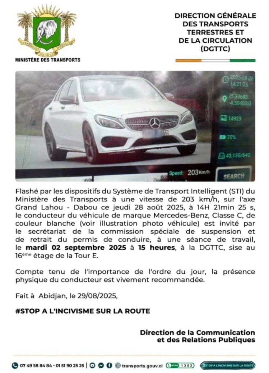Cette personne a t-elle causé du tort à quelqu'un ? Non.
A-t-elle tué quelqu'un ? Non.
Quels sont donc les victimes de sa vitesse au volant? Personne.
Il lui est reproché d'avoir un véhicule qui lui a permis de rouler à 203 km/h, sur une route sur laquelle l'État a décidé que
