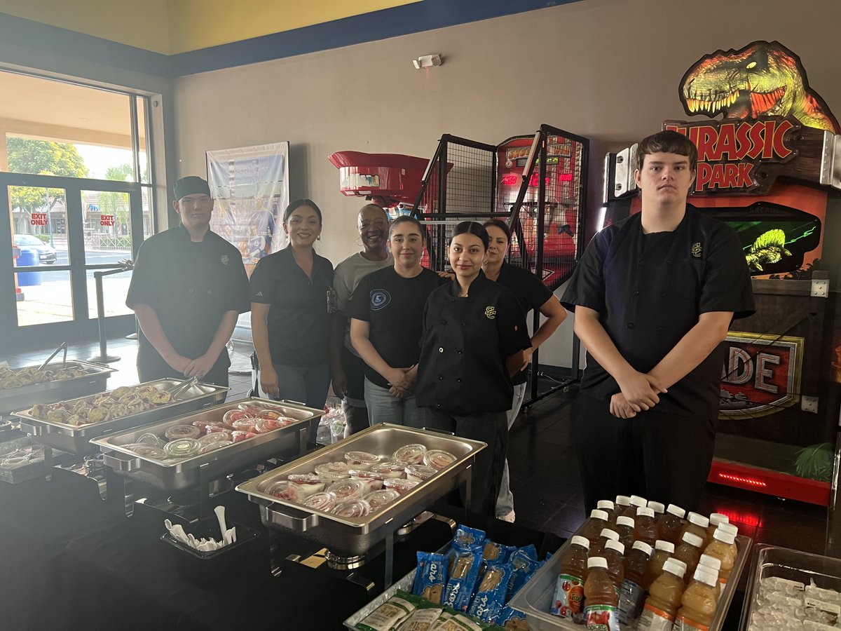 A big shoutout to our Nutrition Services team and our Culinary Academy students who came out to our Chamber First Friday Coffee event and set us up with some great food and drinks!  Great way to kick off a Friday!! #BurtonExperience