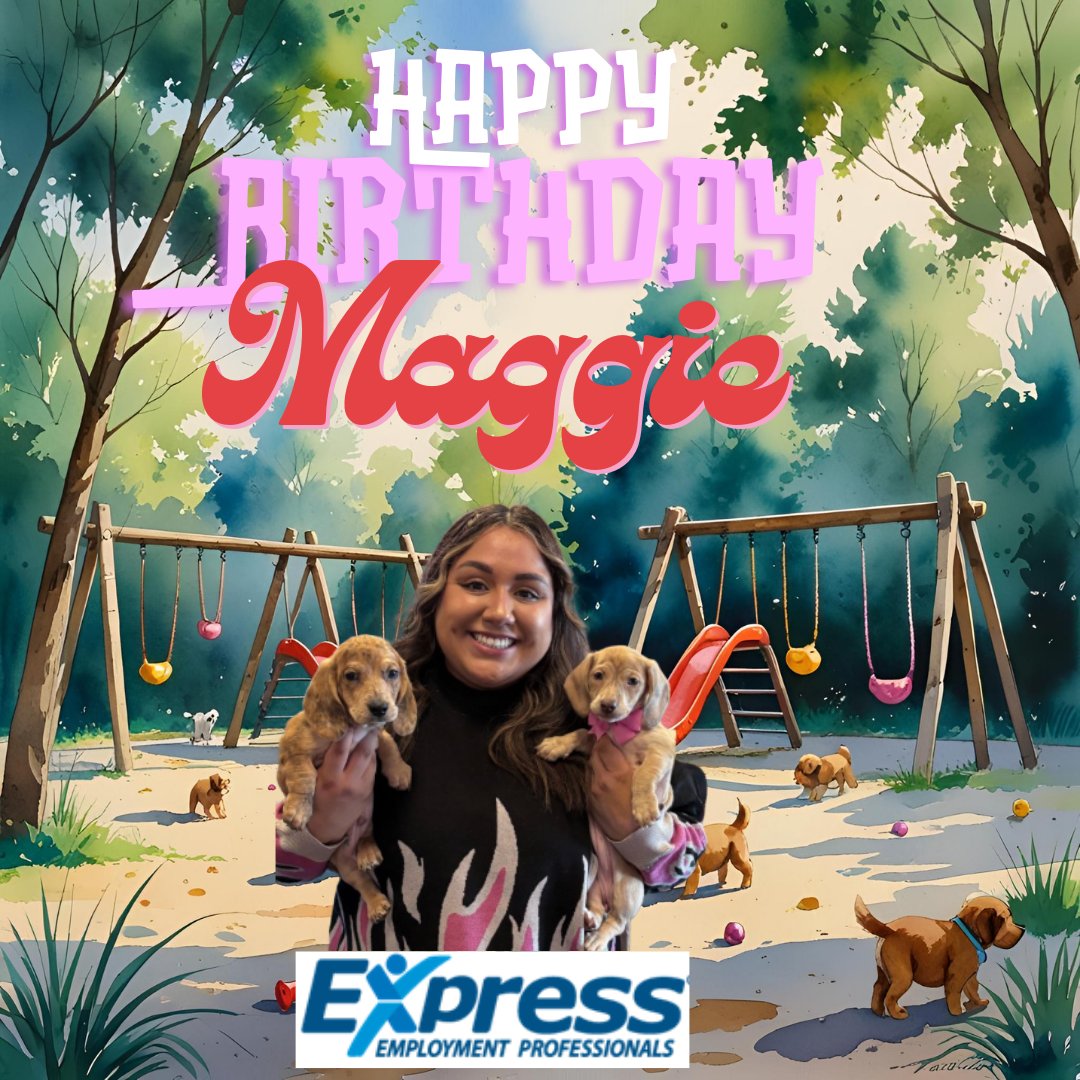 🎉 Happy Birthday, Maggie! 🎉
To our brilliant bilingual, Dachshund-loving, light-industrial superstar recruiter — we hope your day is as amazing as you are! 🐾✨
Thanks for bringing talent, heart, and a smile to everything you do. Enjoy every moment of your special day! 🎂🎈