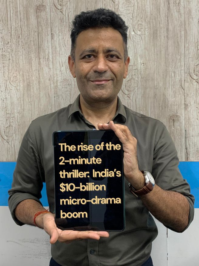 MogiOTTSolution's tweet image. Last week, I stumbled upon a show called The CEO’s Secret Wife — not on Netflix or Hotstar, but in 45 bite-sized episodes designed for a tea-break binge. Think cliffhangers, fake marriages, and family drama… packed into 2-minute bursts.

Sounds niche? Not anymore.
Micro-dramas…