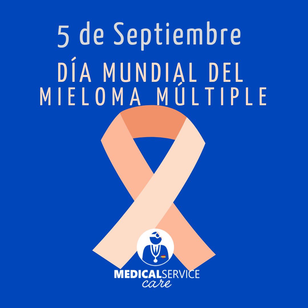 5 septiembre - Día Mundial del Mieloma Múltiple

Hoy desde Medical Service Care nos unimos a la causa para visibilizar el #mielomamúltiple un tipo de cáncer hematológico que afecta a las células plasmáticas de la médula ósea

🌍RSC Medical Service Care

#DíaMundialDelMieloma
#RSC