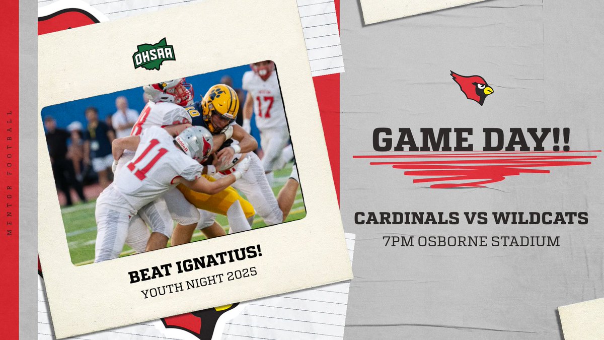 MentorAthletics's tweet image. IT'S GAMEDAY! BEAT IGNATIUS! #onceacard #thestandard