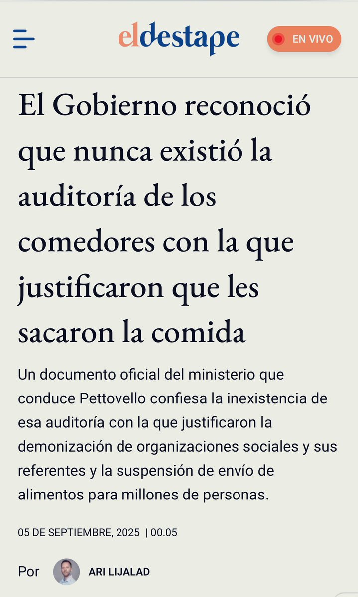 Otra mentira del régimen, y van…
Nuestro abrazo a las compañeras que en todas las crisis sostienen con su esfuerzo la asistencia alimentaria en los barrios, y hacen suyos a los hijos de los demás. No están solas.