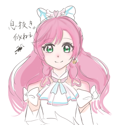 ＃一日一絵　＃嘘