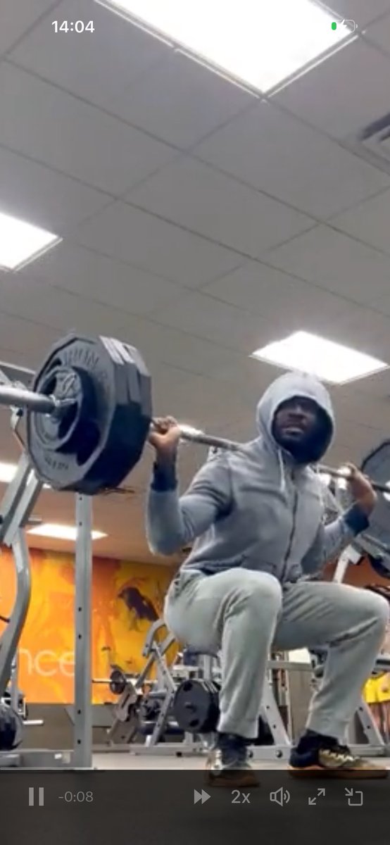 Before you males start, this is also him chest pressing 90 kg and squatting 140kg.

I know that you will be tempted to use this as a gotcha for women, when it is you that should be spending more time in the gym.

Onuku.