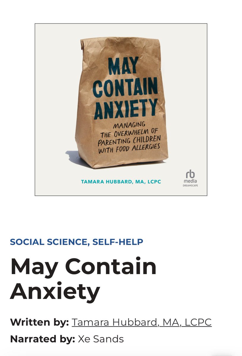 Fun book news…

Along with paperback, hard cover, and e-book versions, the audiobook version of #MayContainAnxiety will be out on September 30th, too! 

Learn more about the audiobook from <a href="/RBmediaCo/">RBmedia</a>:
rbmediaglobal.com/audiobook/9798…

Learn more about the book:
foodallergycounselor.com/book