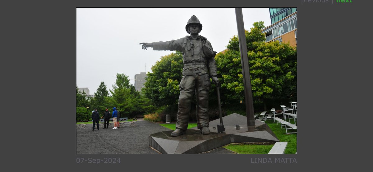 En route pour représenter le SSI de Lévis, à la Fondation canadienne des pompiers morts en service, à Ottawa du 5 au 7 septembre. 🚒🇨🇦🌹