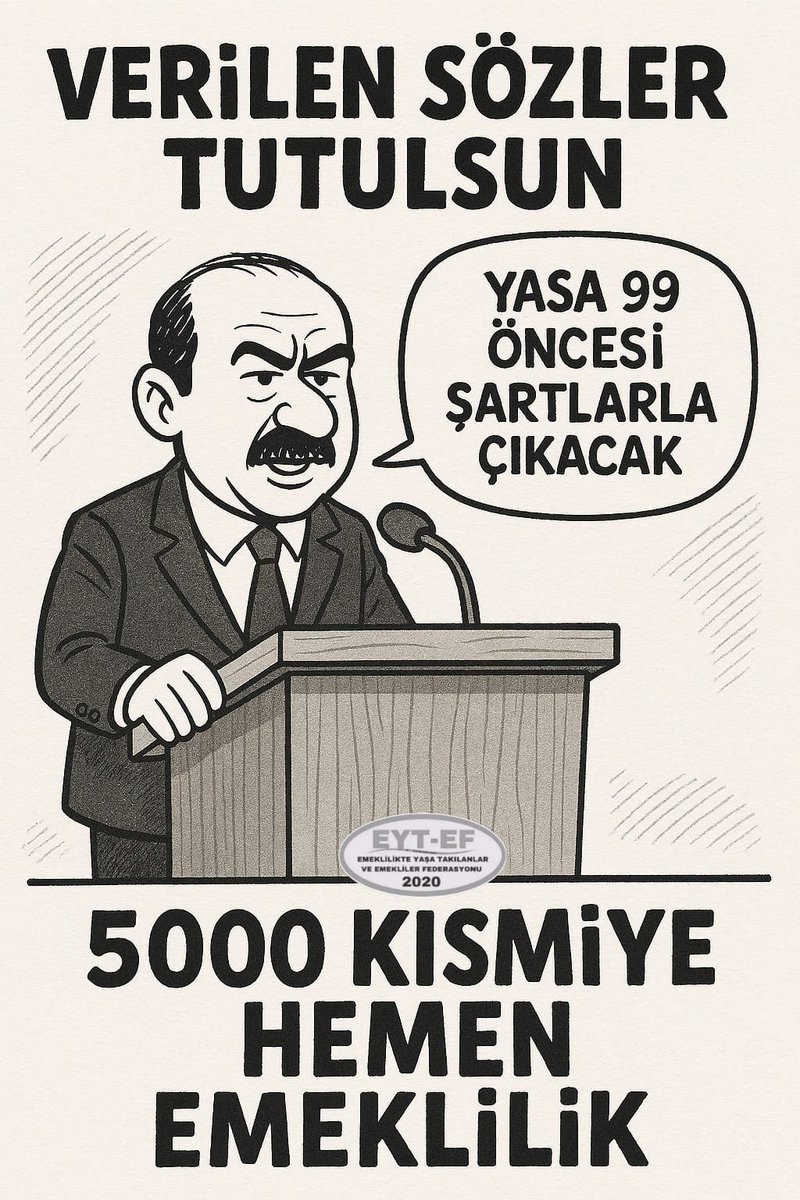 KorhanKatar's tweet photo. #5000KısmiyeHemenEmeklilik https://t.co/0eTPgfFcdp