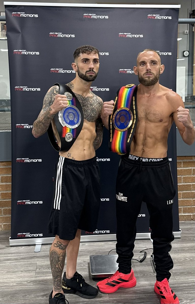 WE HAVE A FIGHT 👊

The weights have been made.⚖️ Tomorrow night, Craig Derbyshire and Liam Dring go to WAR for the Light Flyweight Commonwealth Title. 👊🥊

#NewEra #DerbyshireDring