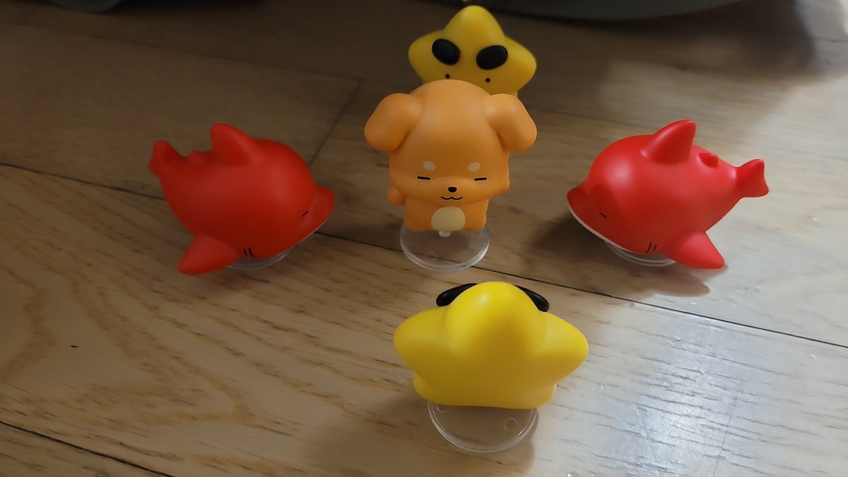 저희집 랜덤깡 봐주세요 5개샀는데 괴짜조 사이 덕개됨