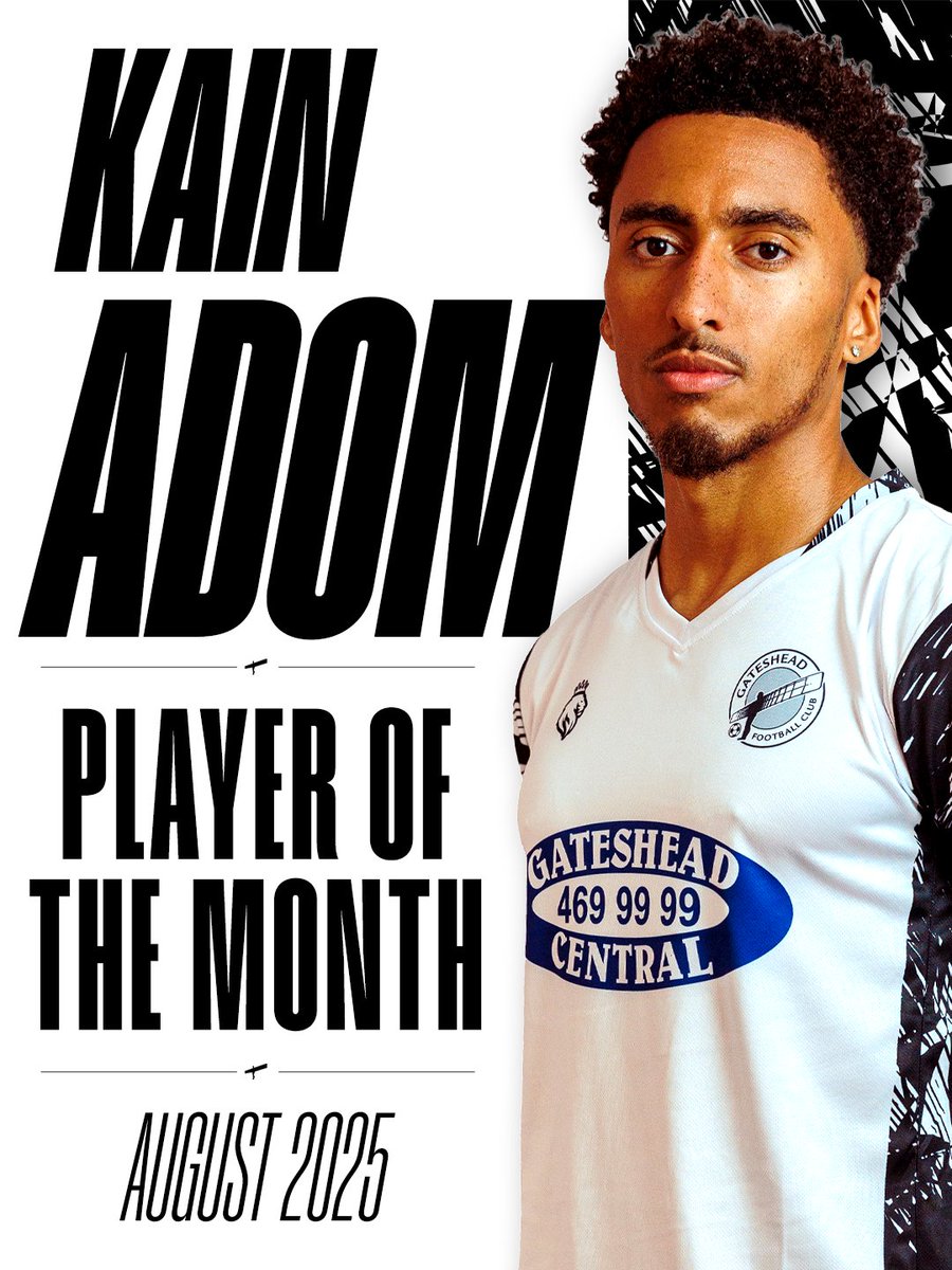 A big August for Kaino ⚡️😮‍💨

Kain Adom has been voted as your Player of the Month! 👏

#WorClub ⚪️⚫️