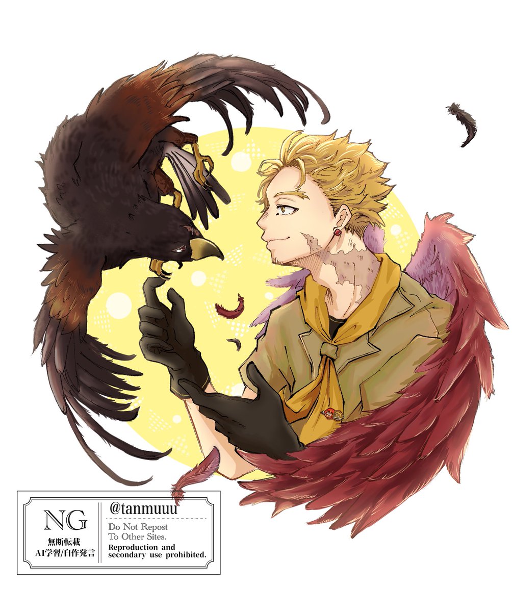 #意味もなく再掲していいタグ 

シャドバンかかってた時のイラスト、こっそり再掲させて下さい🦅
