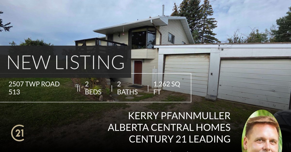 RealEstateKerry's tweet photo. 📍 New Listing 📍 Take a look at this fantastic new property that just hit the market located at 2507 Twp Road 513 in Rural Parkland County. Reach out here or at (780) 818-4004 for more information

Kerry Pfannmuller
Broker / Owner... https://t.co/gsiIgtPU3f https://t.co/XiUqgbBhgZ