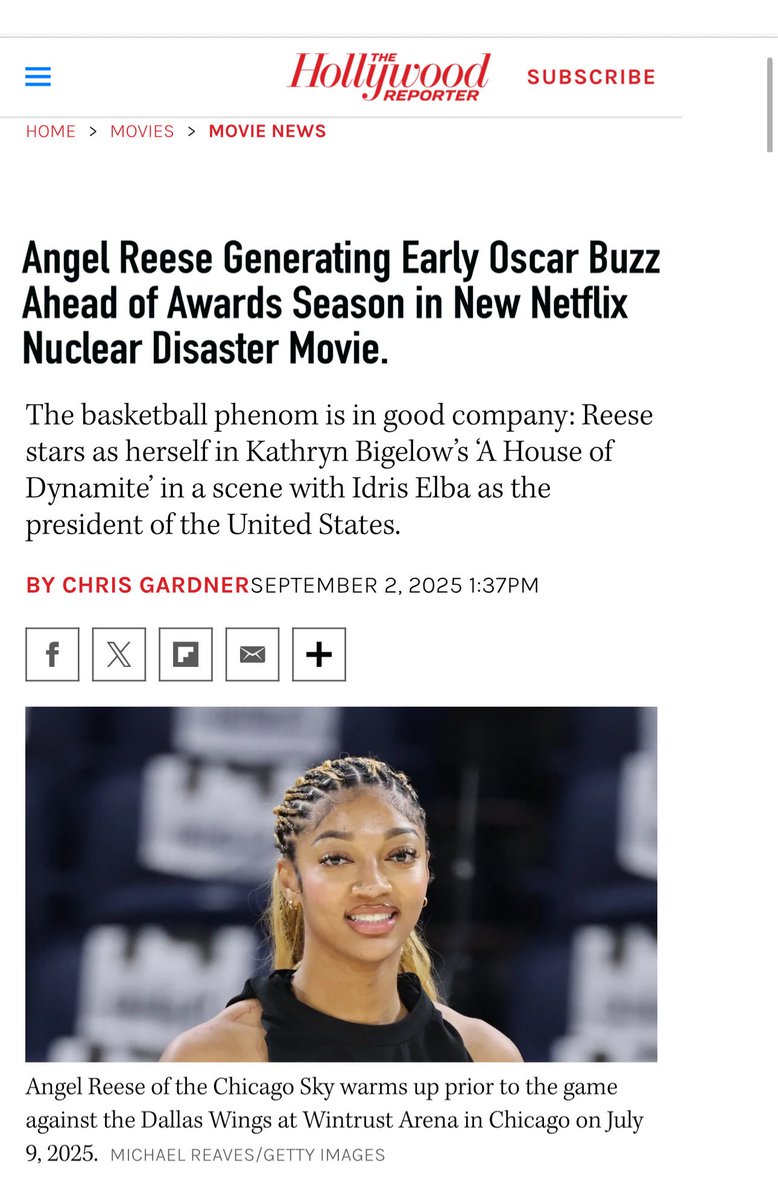 TheDribble_XLIV's tweet photo. BREAKING NEWS***

Sources who reviewed the film stated, “You can hardly tell there is an actor on the scene, her performance is as genuine as the character she plays.” https://t.co/326W9kUdbP