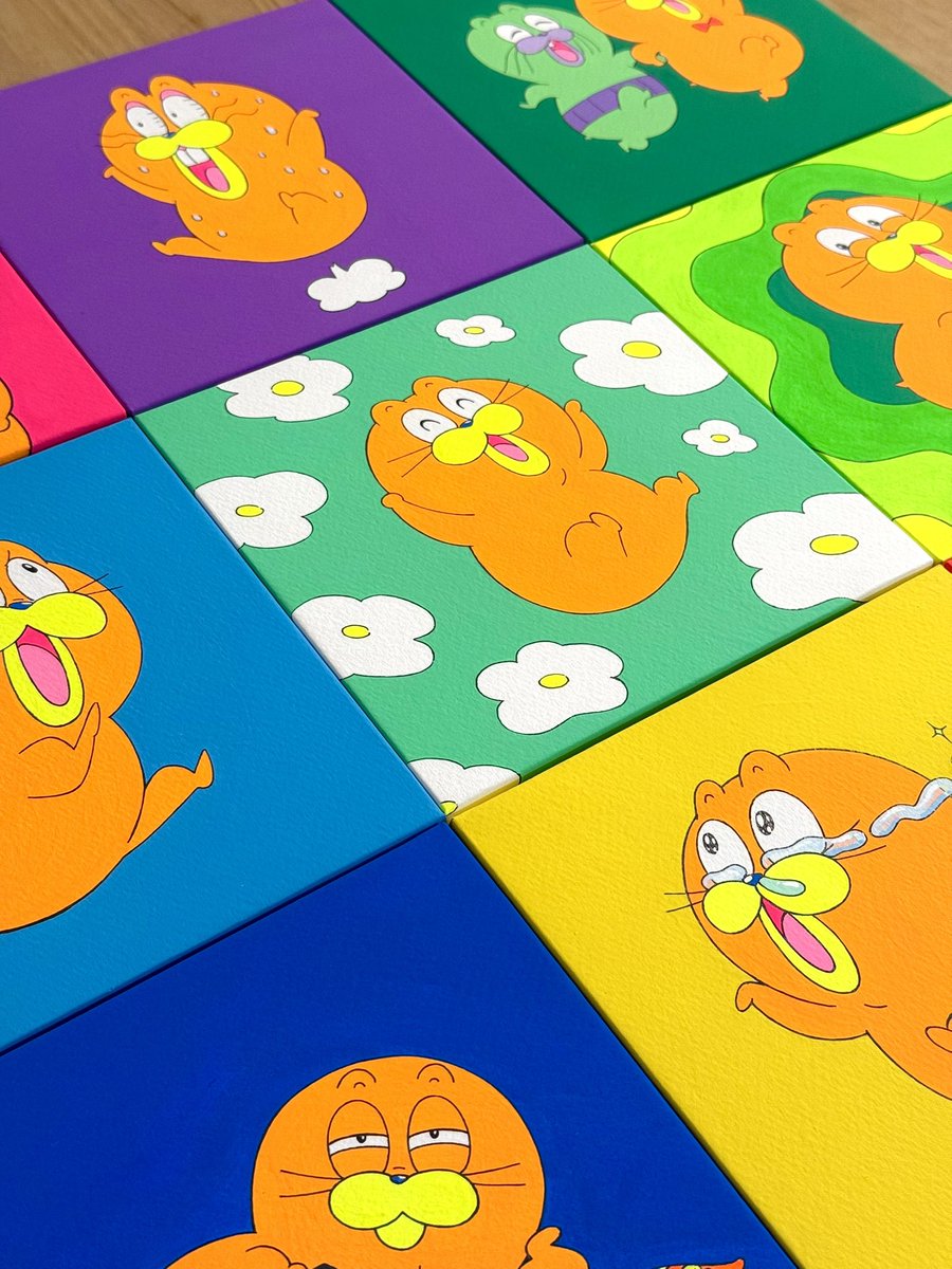 個展ではもぐおさんも展示します☺️