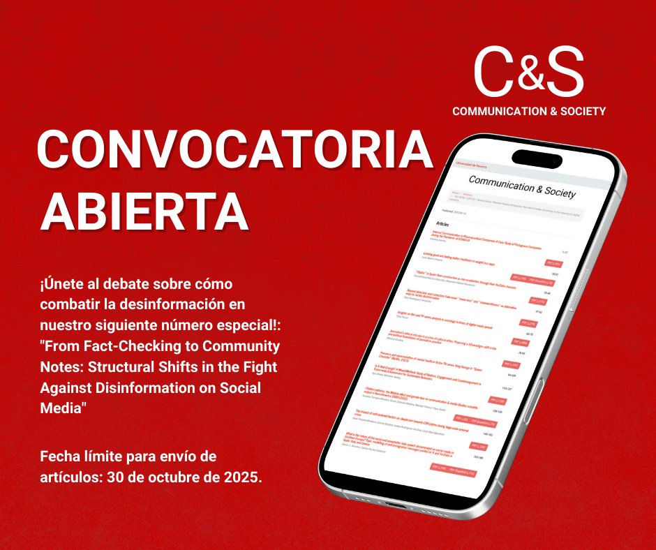 Communication & Society Journal tweet media