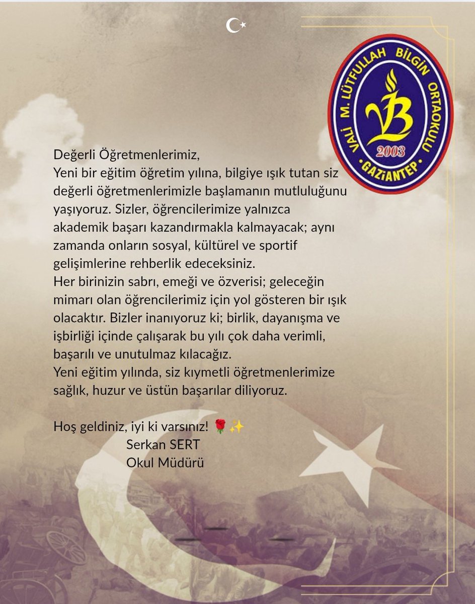 ValiBilgin's tweet photo. #sosyalokul
Öğretmenlerimiz; iyi ki varsınız 🌸🌸
@tcmeb @gantepvaliligi @kemalcebervali @Gaziantep_MEM @erdalkilinc27 @sahinbeymem @eyupgunes27 @SerkanS64127296 @BurakKAYAALP1 https://t.co/nudV3kYuhk