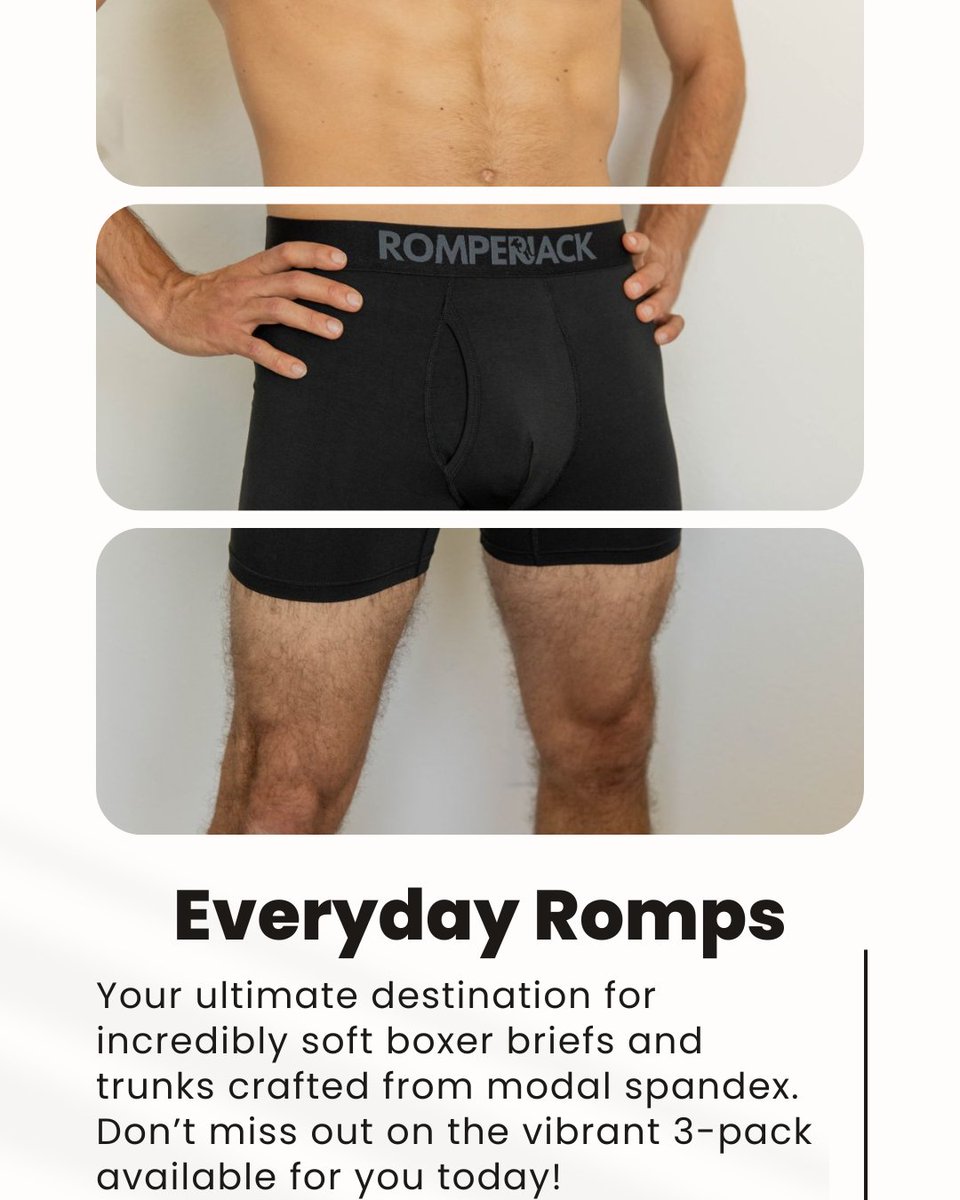3-Pack Romps just $54. Shop today: romperjack.com/collections/me…
